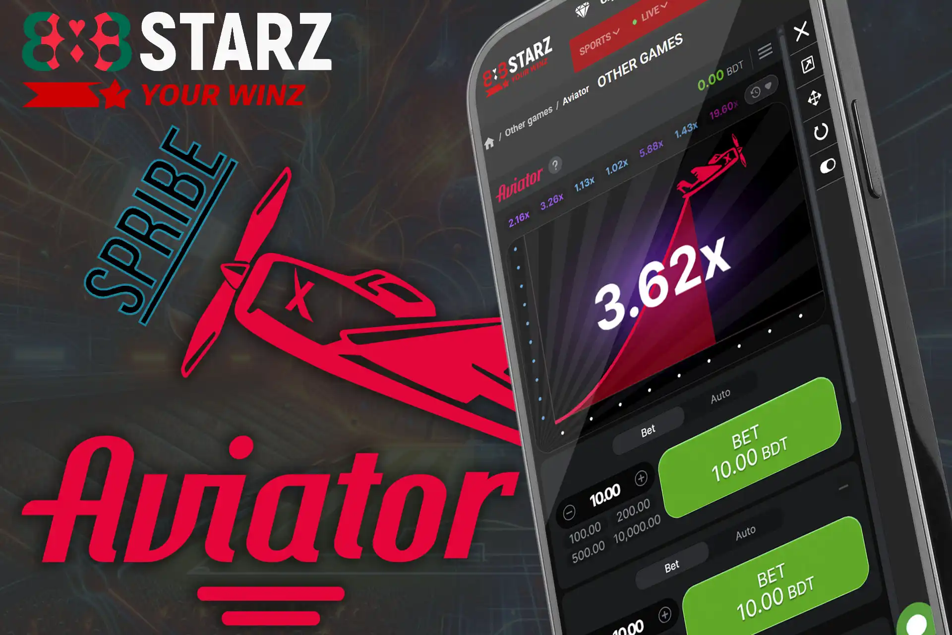 Find out more about the game Aviator