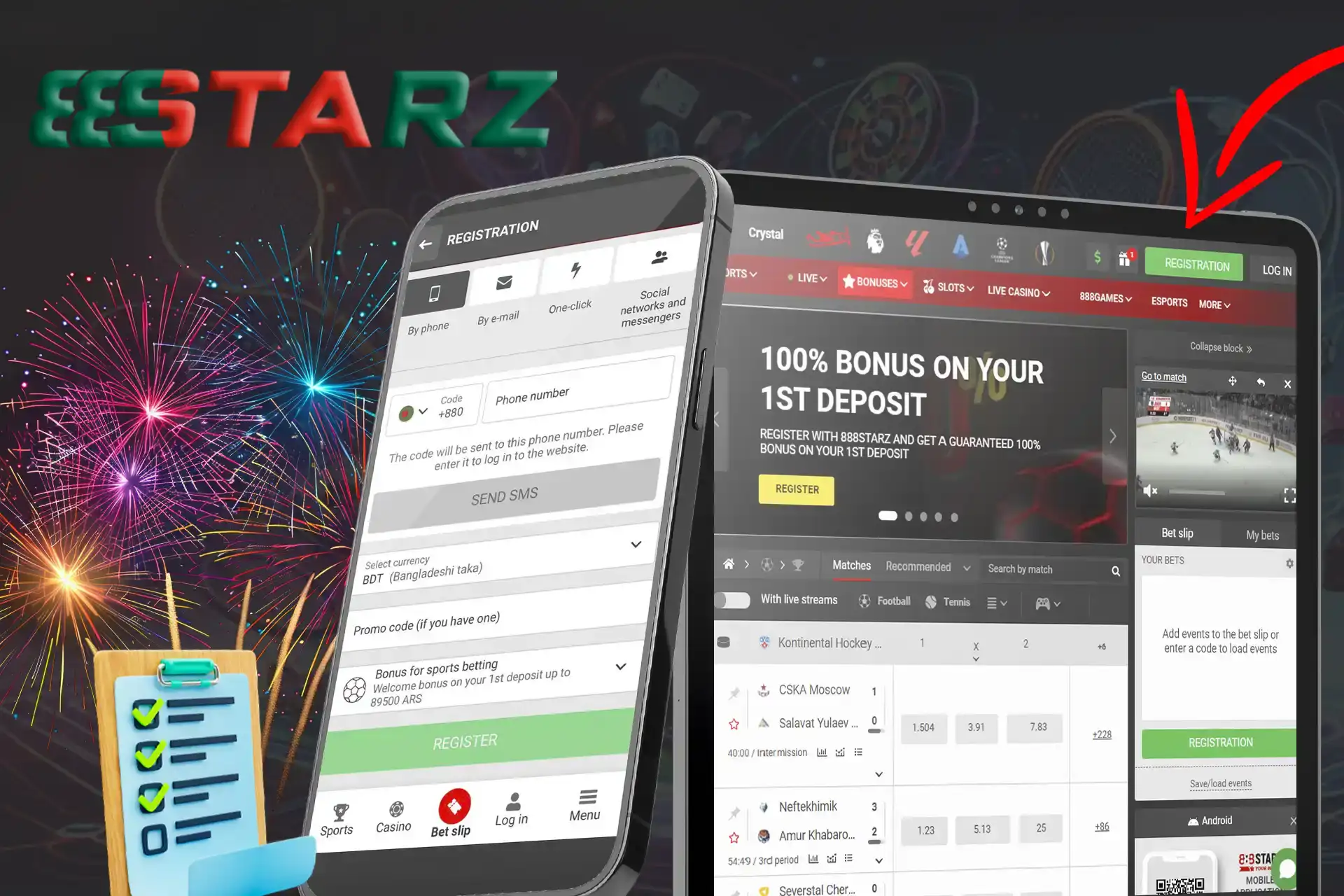 Check out the simple registration process