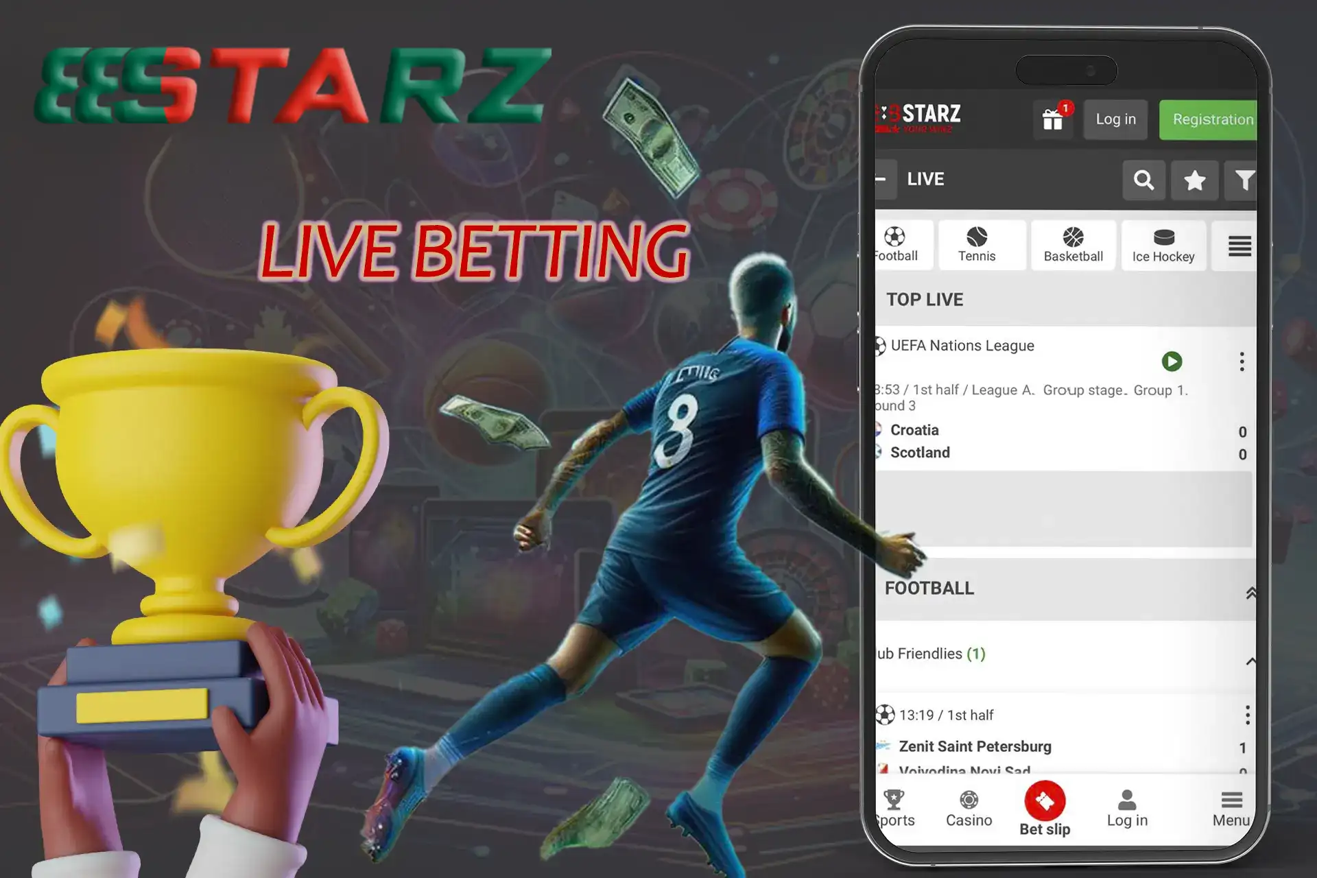 Bet on sports live at 888starz