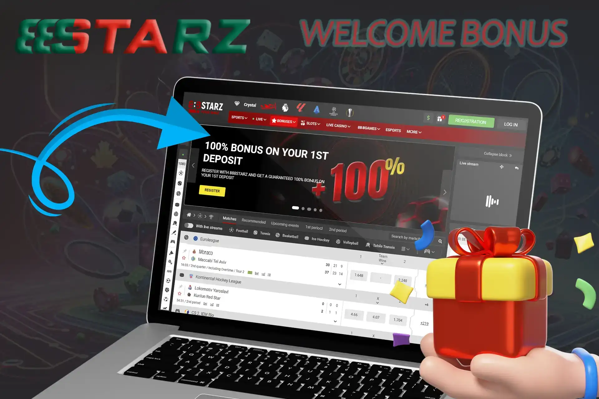 Get your welcome bonus